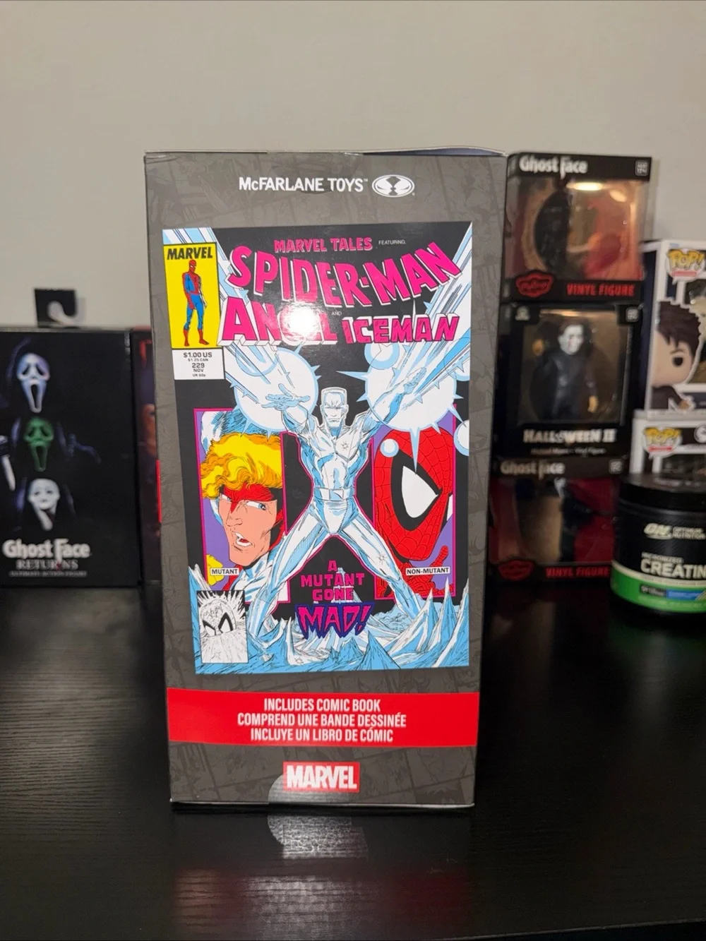 Marvel Iceman Translucent Blue Display Figure